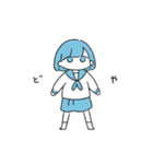 セーラー服少女たちの日常2（個別スタンプ：17）