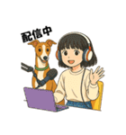 ウィペット＆ハナ（個別スタンプ：23）