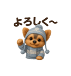 可愛い3Dヨークシャテリア（個別スタンプ：32）