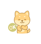 かわいい柴犬の使える日常会話（個別スタンプ：7）