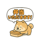 しばいぬの「弁当いただきます！」（個別スタンプ：12）