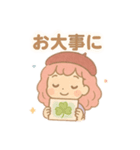 【日常会話】お絵描き少女のスタンプ集（個別スタンプ：6）