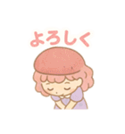 【日常会話】お絵描き少女のスタンプ集（個別スタンプ：7）