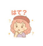 【日常会話】お絵描き少女のスタンプ集（個別スタンプ：12）