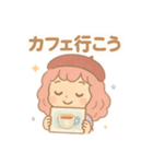 【日常会話】お絵描き少女のスタンプ集（個別スタンプ：14）