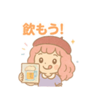 【日常会話】お絵描き少女のスタンプ集（個別スタンプ：16）