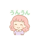 【日常会話】お絵描き少女のスタンプ集（個別スタンプ：21）