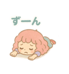 【日常会話】お絵描き少女のスタンプ集（個別スタンプ：34）