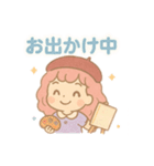 【日常会話】お絵描き少女のスタンプ集（個別スタンプ：35）