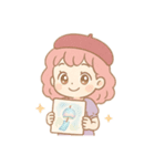 【日常会話】お絵描き少女のスタンプ集（個別スタンプ：38）