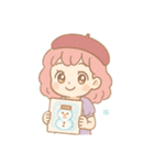 【日常会話】お絵描き少女のスタンプ集（個別スタンプ：40）