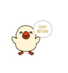ぴーしゃ＆じぃじの文鳥すたんぷ♪（個別スタンプ：4）