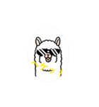 可愛いアルパカスタンプ(笑www)（個別スタンプ：4）