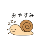 カタツムリ日本語バージョン（個別スタンプ：16）