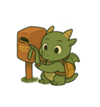 配達ドラゴン（個別スタンプ：7）