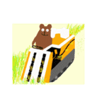 【改訂・統合版】働く車と働くクマ(アグリ)（個別スタンプ：2）