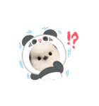 動く(•ө•)シマエナガ（個別スタンプ：12）