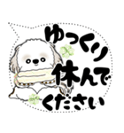 シーズー犬 2025 「大き目文字・吹き出し」（個別スタンプ：36）