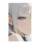 The Girl with Sparkling Eyes0（個別スタンプ：2）