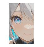 The Girl with Sparkling Eyes0（個別スタンプ：5）