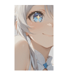 The Girl with Sparkling Eyes0（個別スタンプ：9）