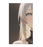 The Girl with Sparkling Eyes0（個別スタンプ：11）