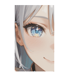 The Girl with Sparkling Eyes0（個別スタンプ：12）