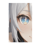 The Girl with Sparkling Eyes0（個別スタンプ：13）