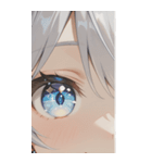 The Girl with Sparkling Eyes0（個別スタンプ：19）