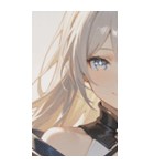 The Girl with Sparkling Eyes0（個別スタンプ：21）