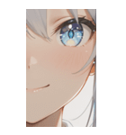 The Girl with Sparkling Eyes0（個別スタンプ：22）