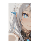 The Girl with Sparkling Eyes0（個別スタンプ：25）