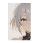 The Girl with Sparkling Eyes0（個別スタンプ：27）