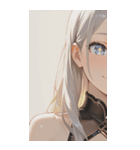 The Girl with Sparkling Eyes0（個別スタンプ：28）