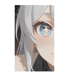 The Girl with Sparkling Eyes0（個別スタンプ：39）