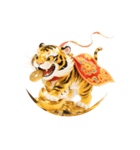 金塊で金運アップ、虎神 - 金運（個別スタンプ：1）