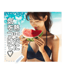 夏すいか♡お姉さん（個別スタンプ：6）