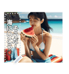 夏すいか♡お姉さん（個別スタンプ：11）