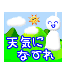 毎日のお天気☆日常語☆飛び出す  修正版（個別スタンプ：1）