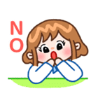 かわいい女の子ミミちゃん（個別スタンプ：5）