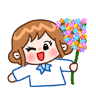 かわいい女の子ミミちゃん（個別スタンプ：7）