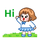 かわいい女の子ミミちゃん（個別スタンプ：18）