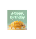3d 高クオリティー 誕生日ケーキ 2（個別スタンプ：20）