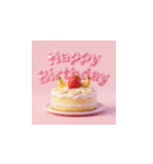 3D高品質バースデーケーキ 6（個別スタンプ：7）