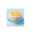 3d 高クオリティー 誕生日ケーキ（個別スタンプ：3）