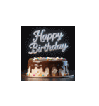3d 高クオリティー 誕生日ケーキ（個別スタンプ：13）