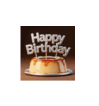 3d 高クオリティー 誕生日ケーキ（個別スタンプ：21）
