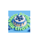 3d 高クオリティー 誕生日ケーキ（個別スタンプ：25）