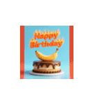 3d 高クオリティー 誕生日ケーキ（個別スタンプ：28）