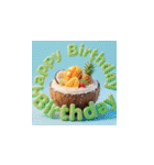 3d 高クオリティー 誕生日ケーキ（個別スタンプ：31）